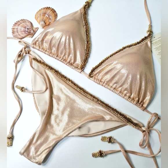 Shimmer Metallic Bikini